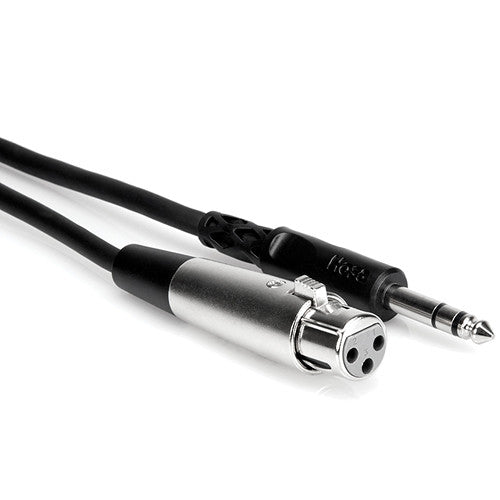 Hosa STX-105F XLR-Hun til 6,3 mm TRS-kabel 1,5 m