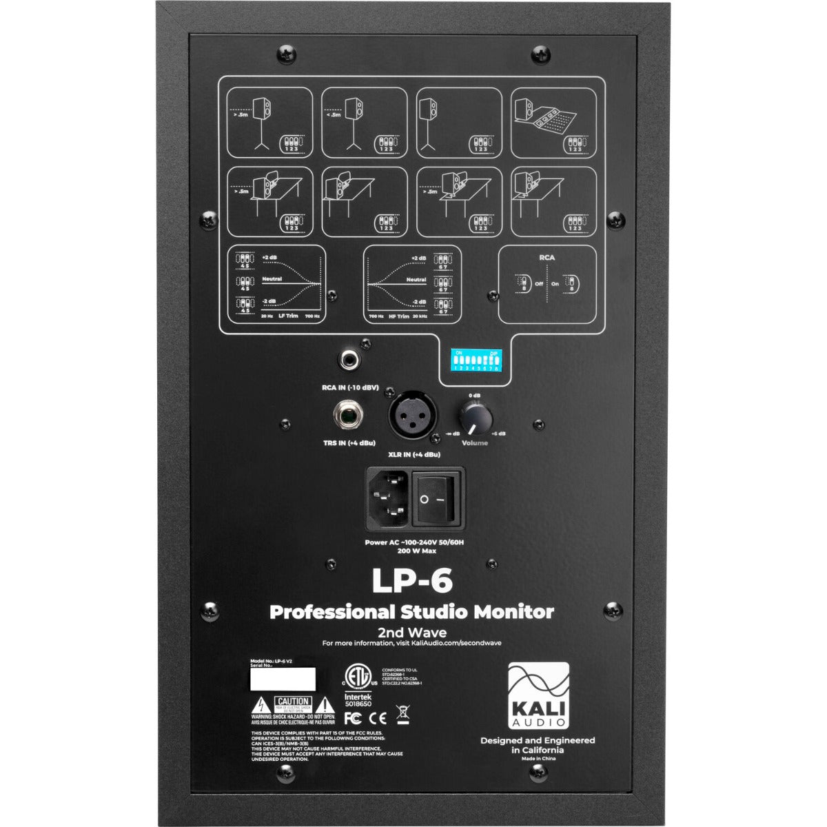 Kali Audio LP-6 V2 (Black)