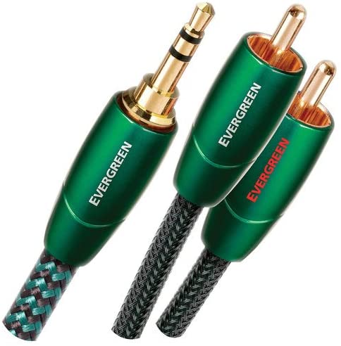 Audioquest Evergreen 3,5 mm TRS - Dual RCA Kabel 2m