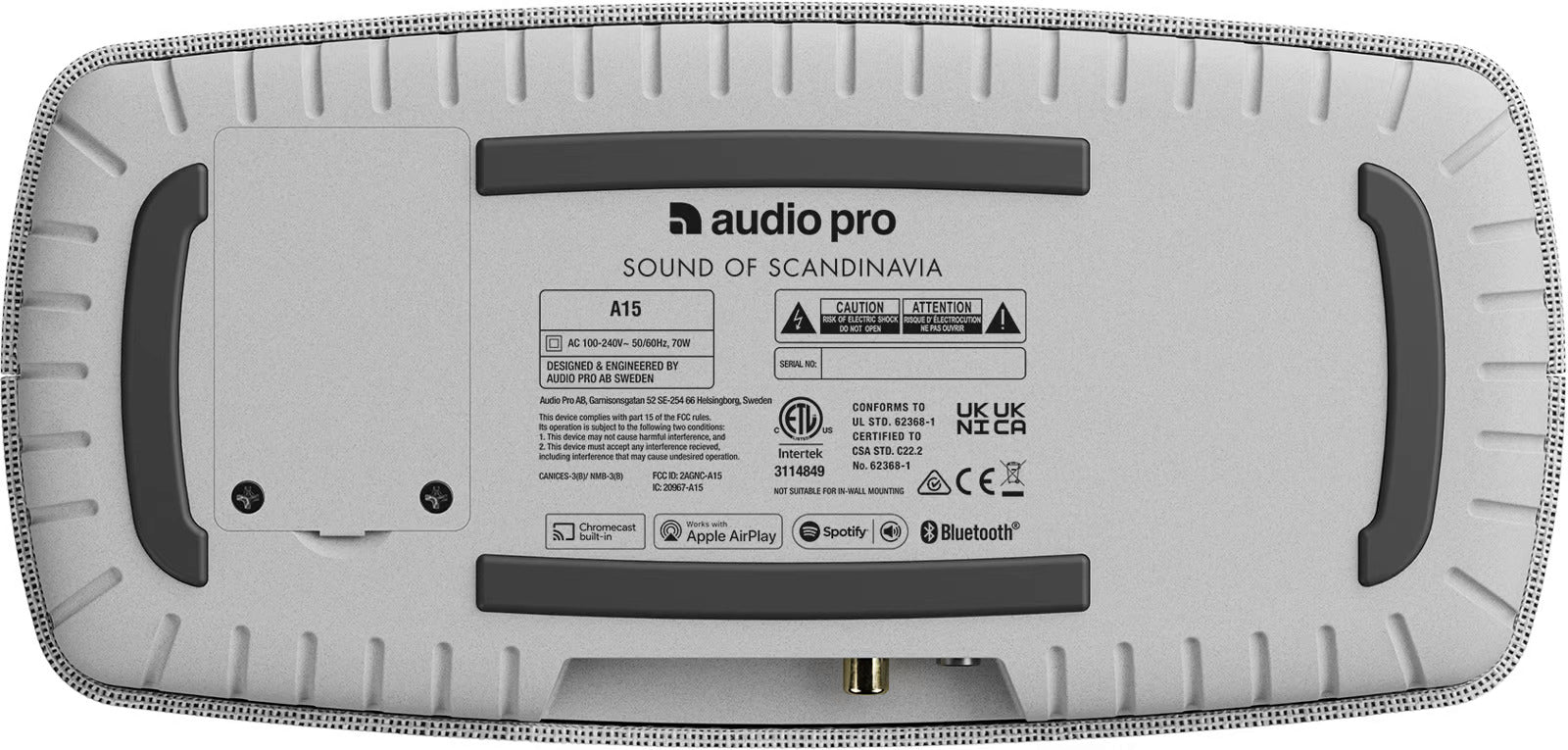 Audio Pro A15 (Lysegrå)