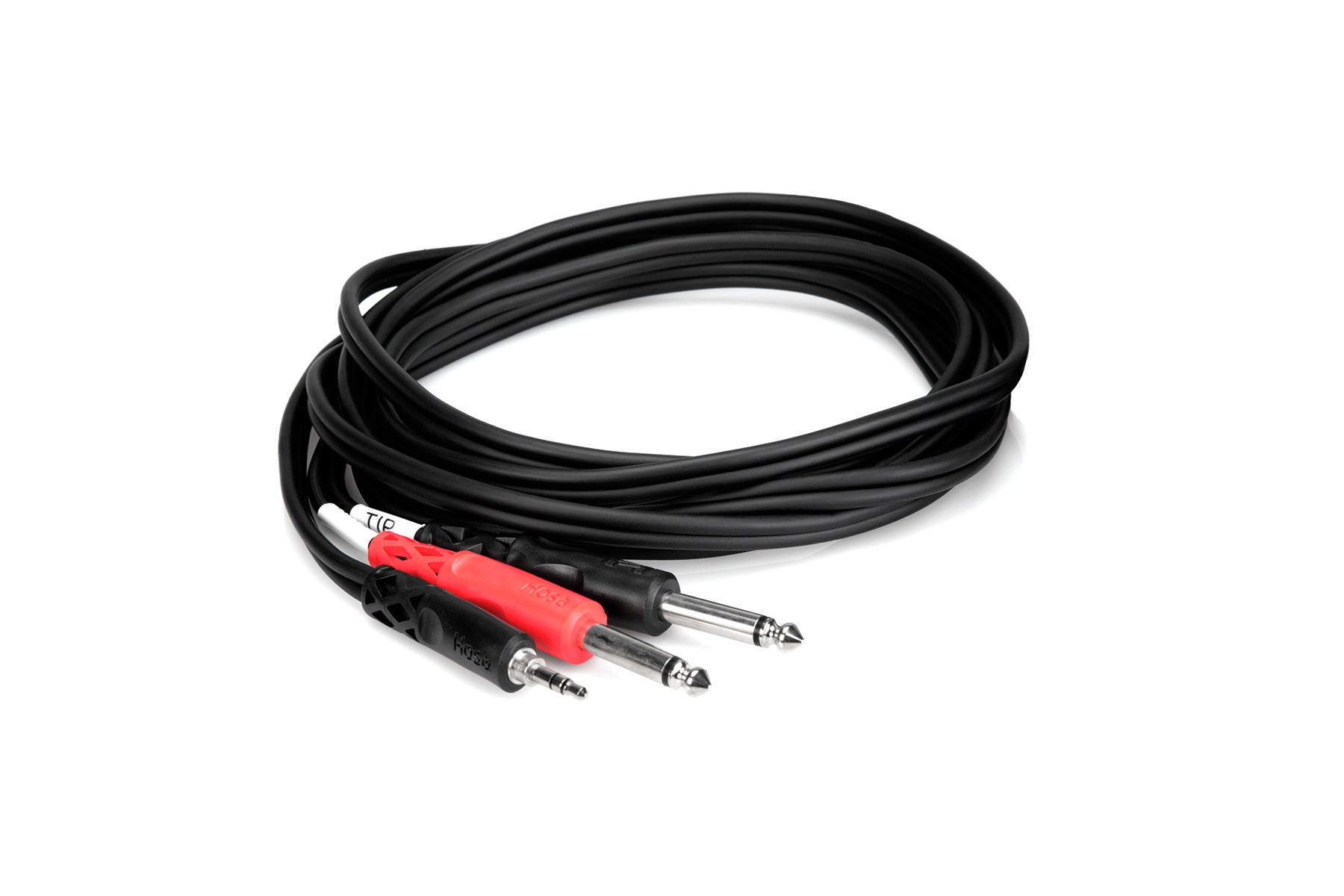 Hosa CMP-159 3.5mm TRS - Dual 6.3mm TS Y-Cable 3m