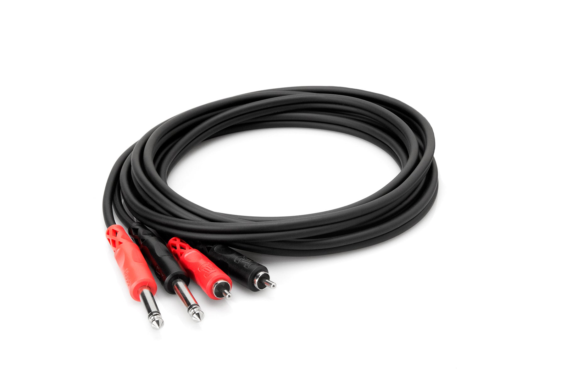 Hosa CPR-201 Dual 6,3mm TS - Dual RCA Kabel 1m