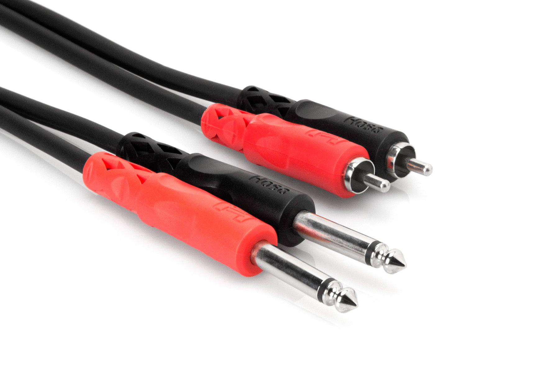 Hosa CPR-201 Dual 6,3mm TS - Dubbel RCA-kabel 1m