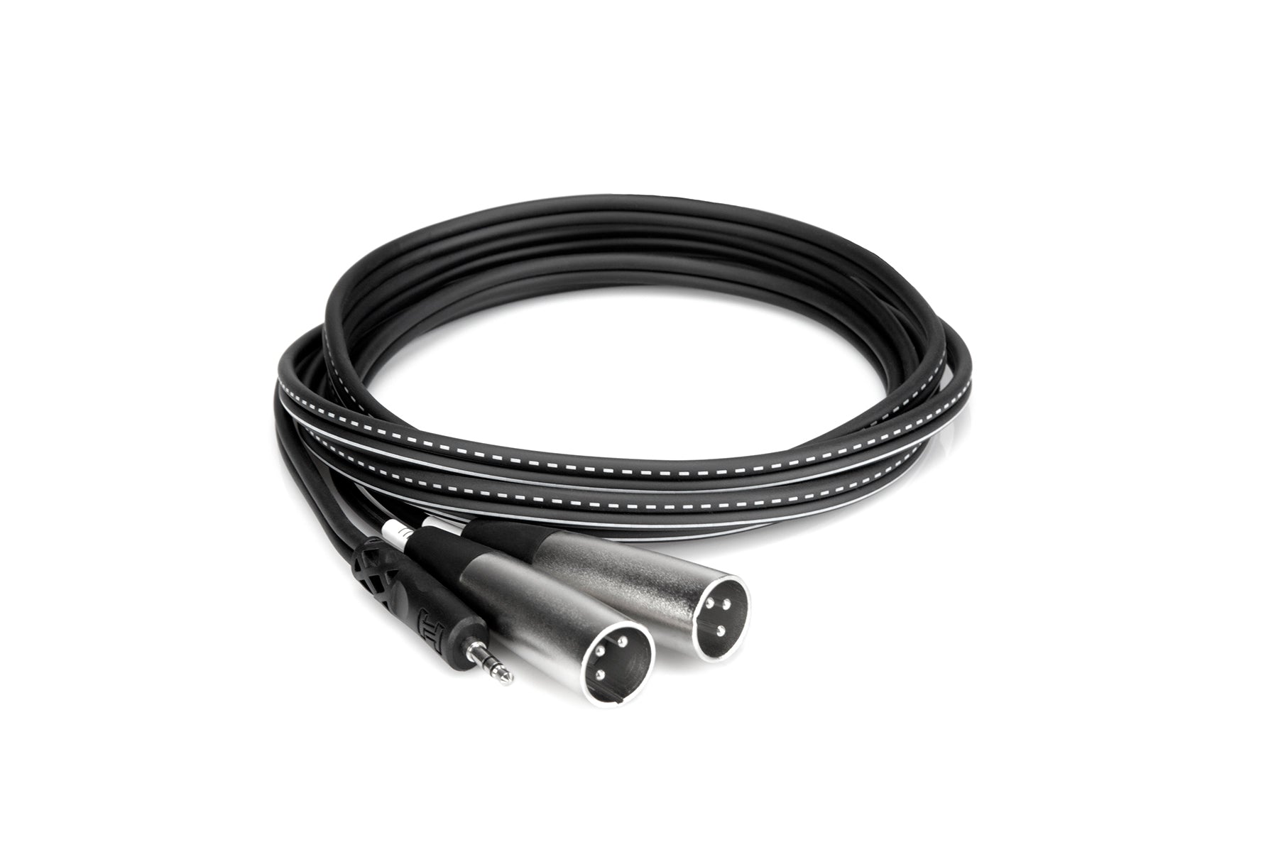 Hosa CYX-403M 3,5 mm TRS - Dobbelt XLR-Han Y-kabel 3 m