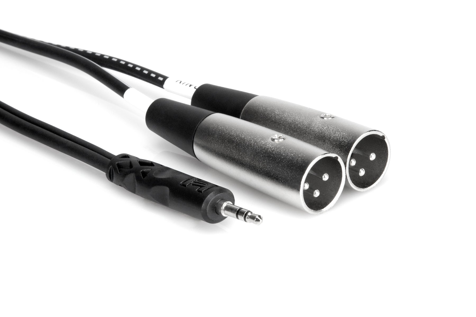 Hosa CYX-403M 3,5 mm TRS - Dobbelt XLR-Han Y-kabel 3 m