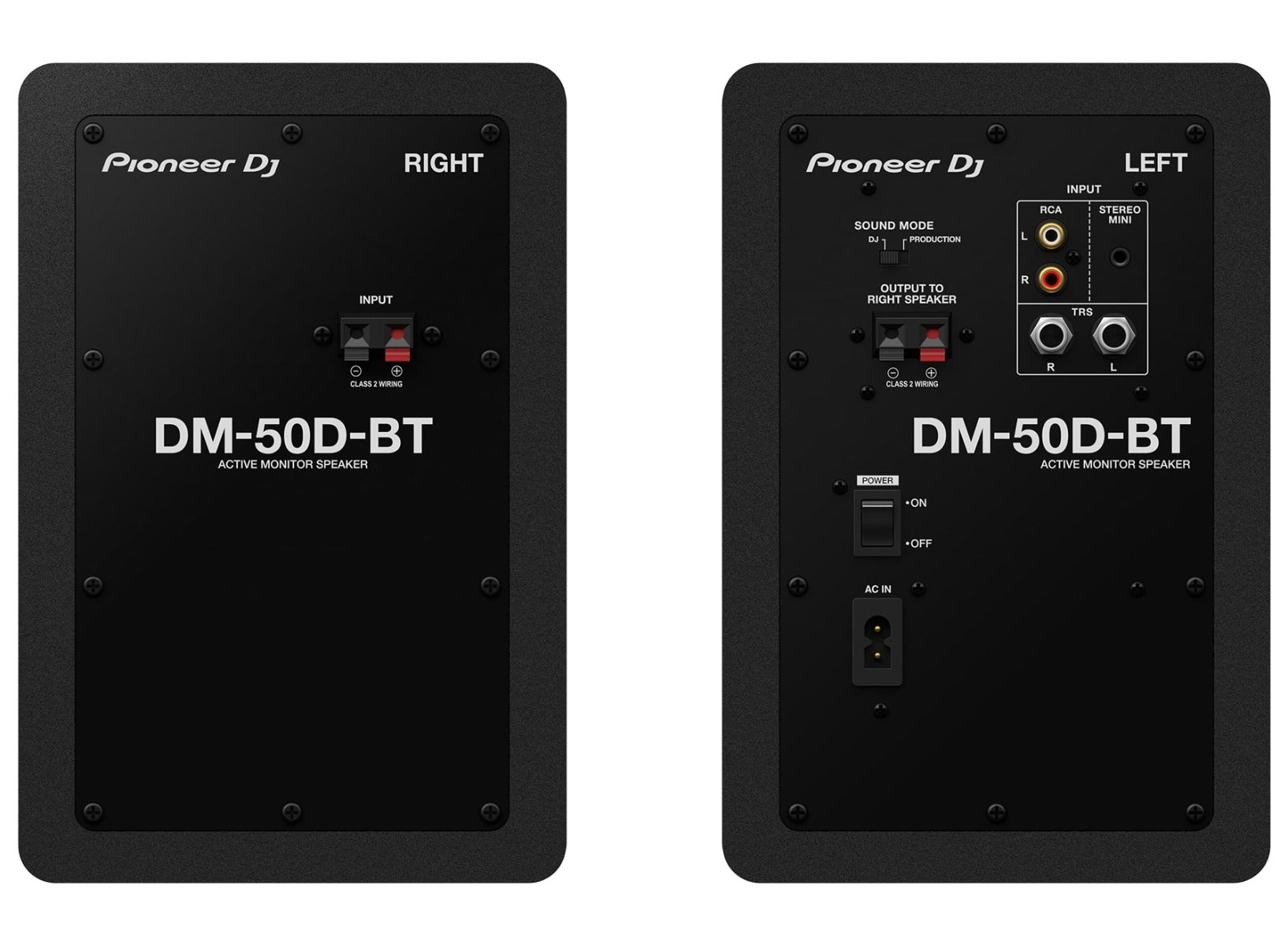 Pioneer DM-50D-BT (par, svart)