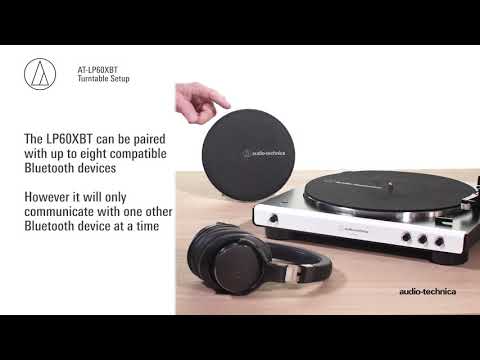 Audio Technica AT-LP60XBTBK (sort, Bluetooth)