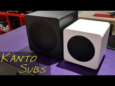 Kanto SUB8V subwoofer (mat hvid)