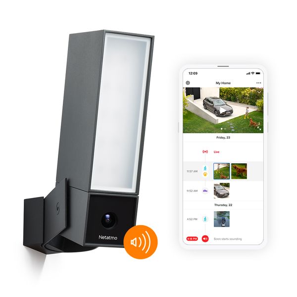 Netatmo Smart Outdoor Security Camera (med siren)