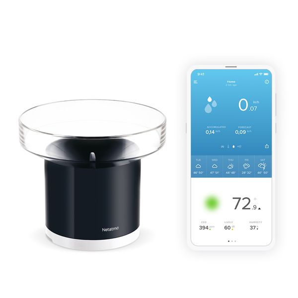 Netatmo Smart Rain Gauge Väderstation