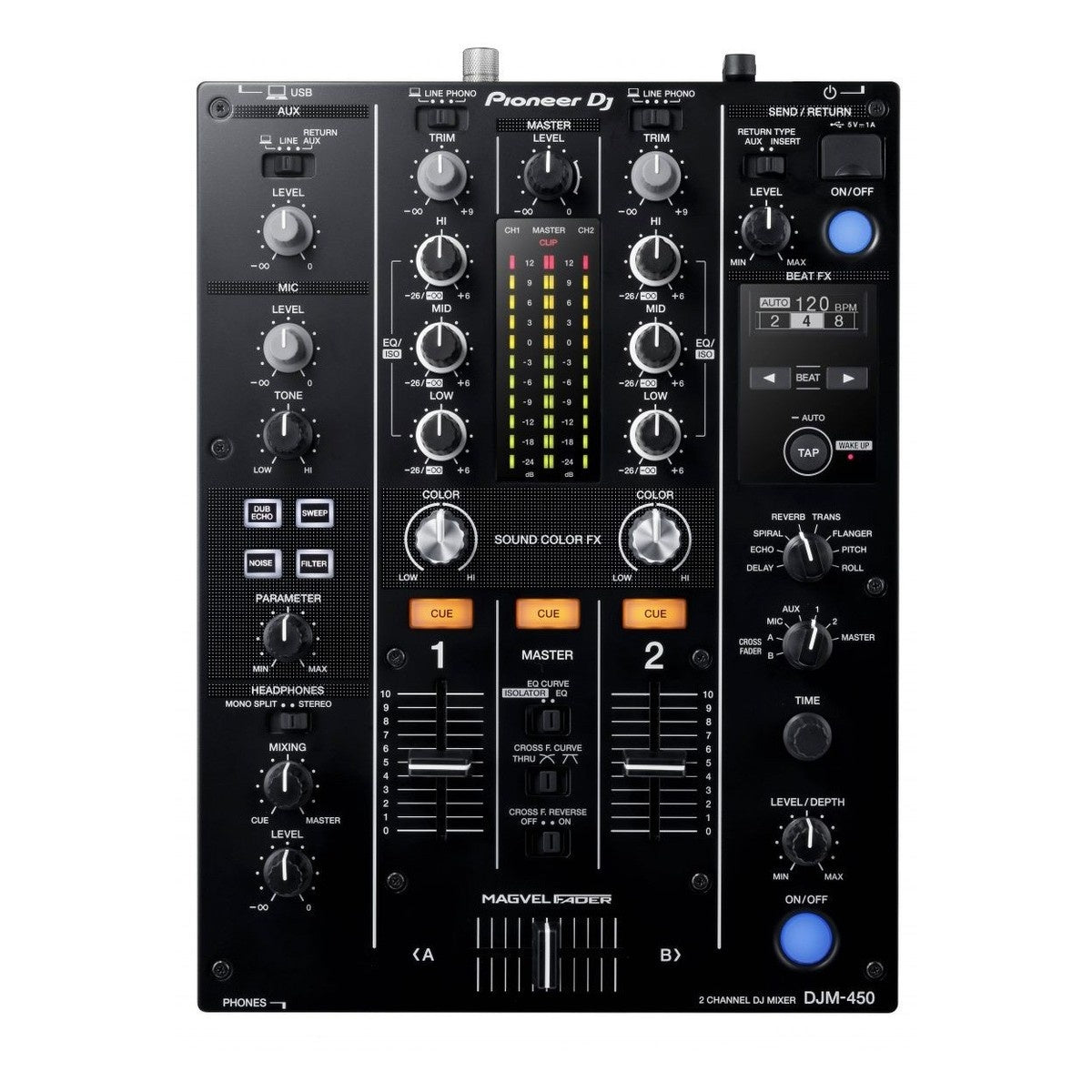 Pioneer XDJ-700 + DJM-450 + HDJ-X5-K-paket