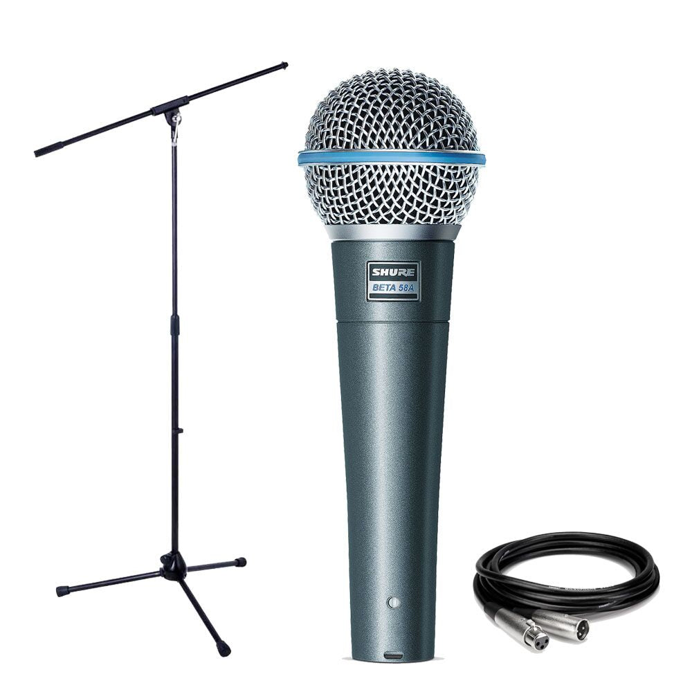 Shure Beta 58A + Stativ + Kabelpaket