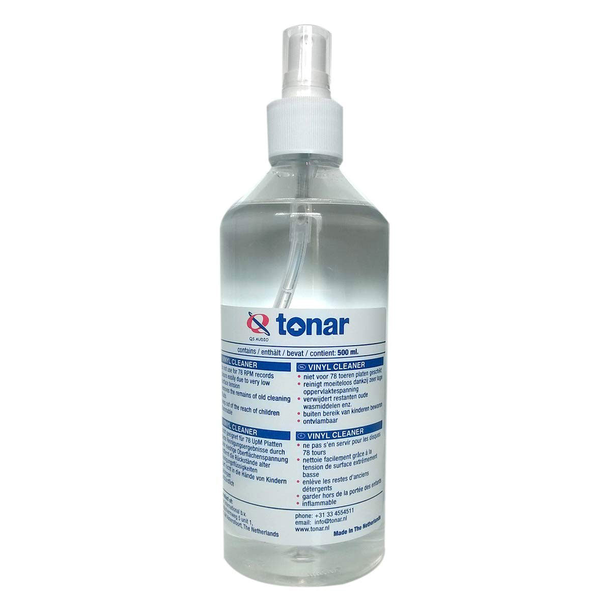 Tonar QS Record Vinyl Spray Cleaner (0.5l)