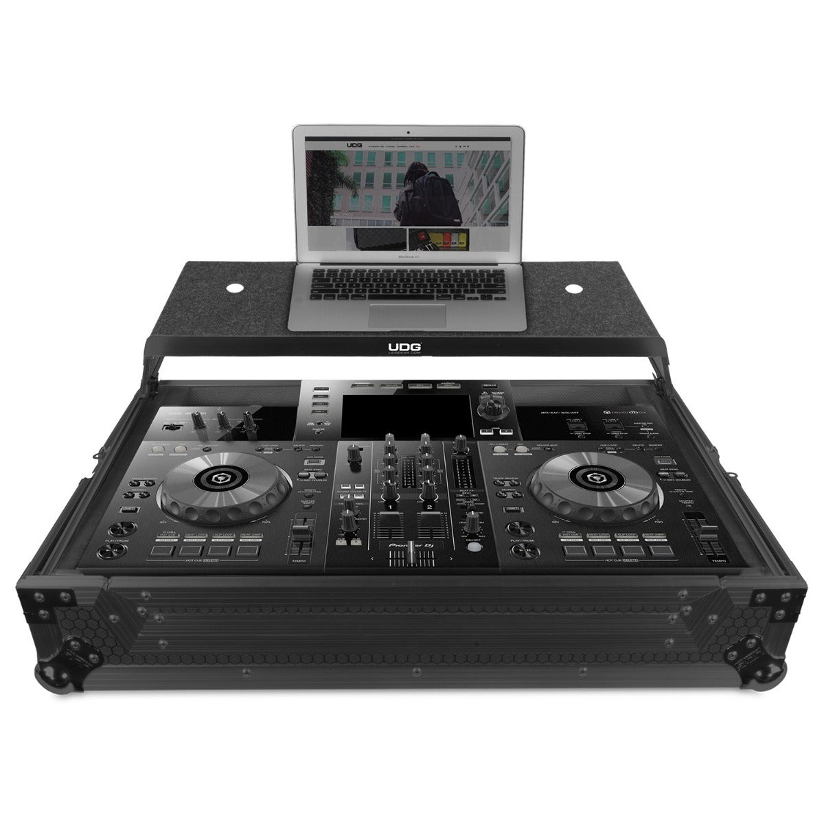 UDG Ultimate Flight Case Pioneer XDJ-RR Black Plus (Bärbar hylla) (U91065BL)