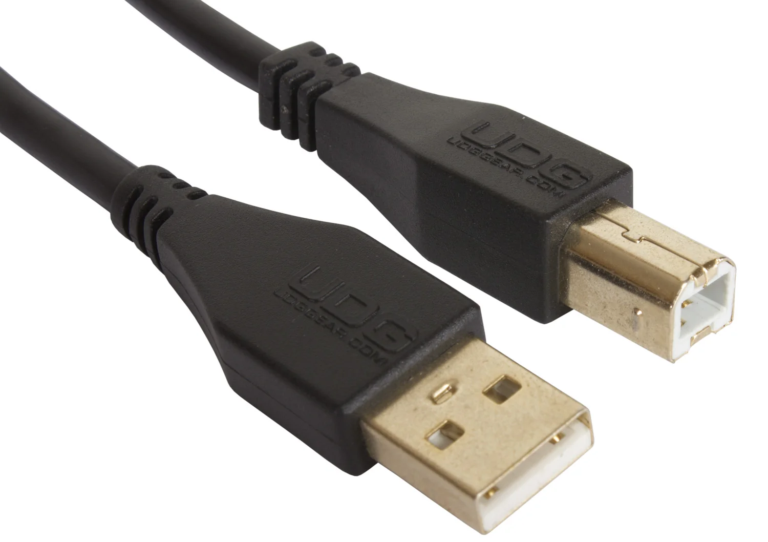 UDG Ultimate lydkabel USB 2.0 AB (sort, lige, 2 m) (U95002BL)